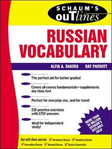 Schaum's outline of Russian vocabulary Cover