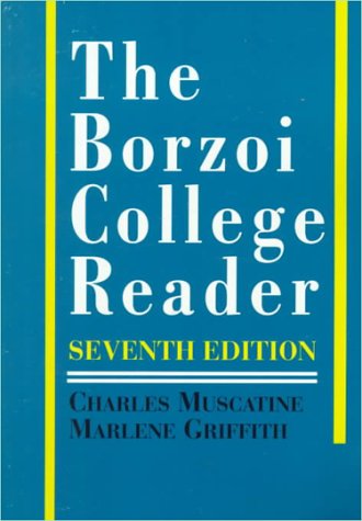 The  Borzoi college reader Cover