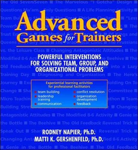 Advanced games for trainers Cover