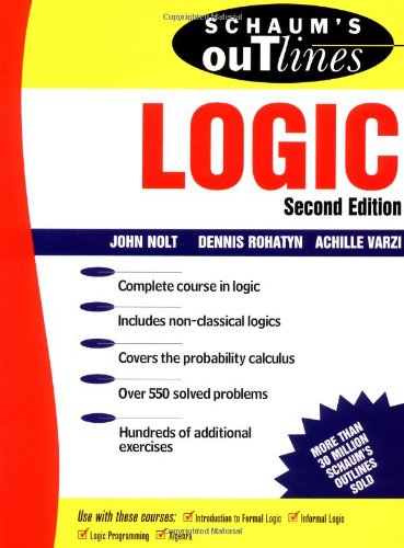 Schaum's outline of theory and problems of logic Cover