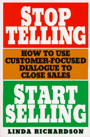 Stop telling, start selling Cover