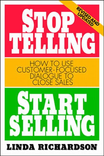 Stop telling, start selling Cover