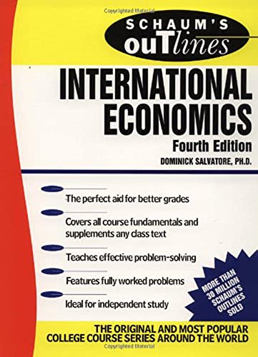 Schaum's outline of theory and problems of international economics Cover