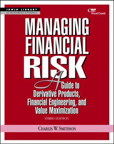 Managing financial risk Cover