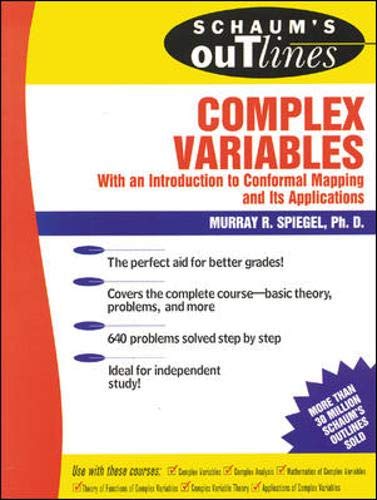 Schaum's outline of theory and problems of complex variables Cover