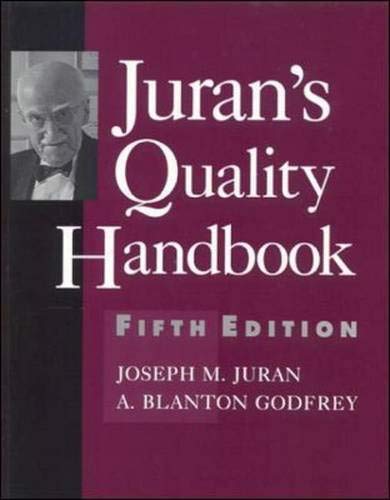 Juran's Quality Handbook (McGraw-Hill International Editions: Industrial Engineering Series) Cover