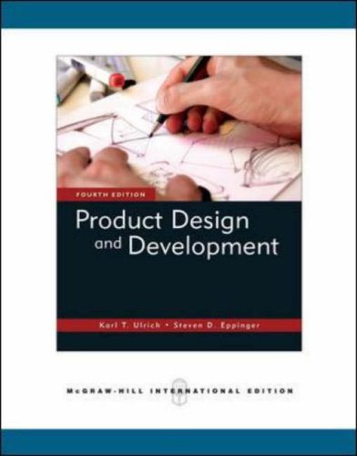 Product Design and Development Cover