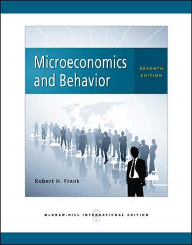 Microeconomics and Behavior Cover