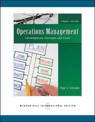 Operations management Cover
