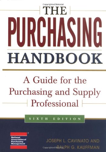 The purchasing handbook Cover