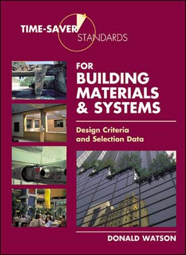 Time-saver standards for building materials & systems Cover