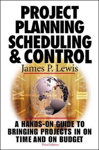 Project planning, scheduling, and control Cover