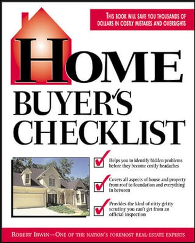 Home buyer's checklist Cover