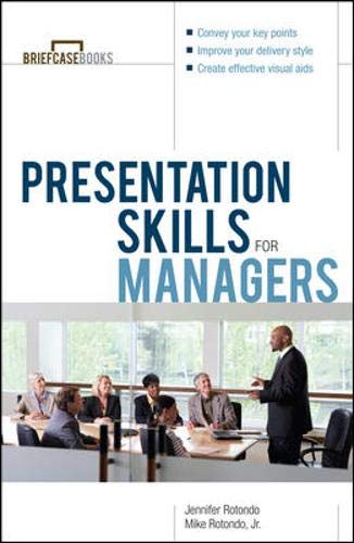 Presentation Skills For Managers Cover
