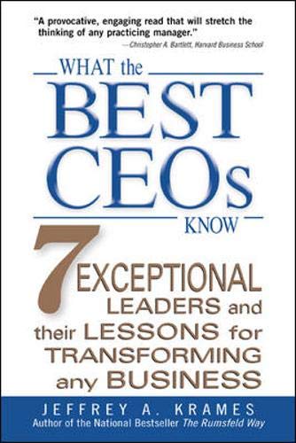 What the Best CEOs Know  Cover