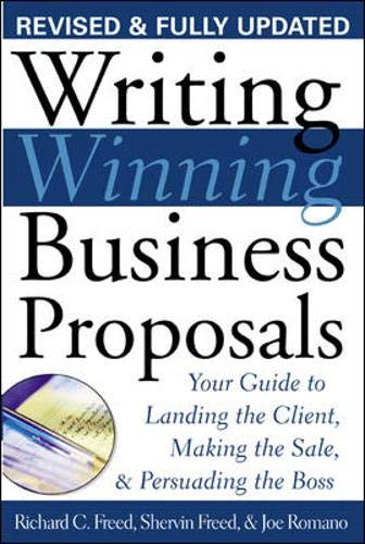 Writing Winning Business Proposals Cover