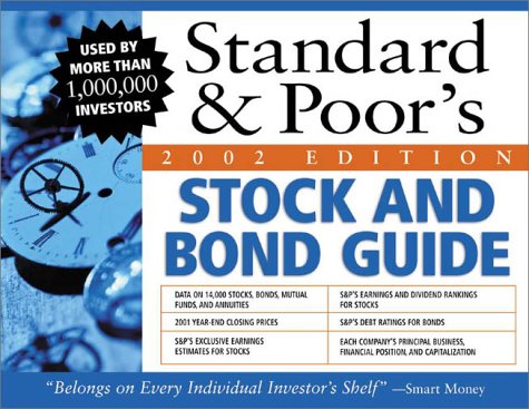 Standard and Poor's Stock and Bond Guide 2002 Cover