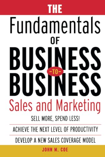 The fundamentals of business to business sales and marketing Cover