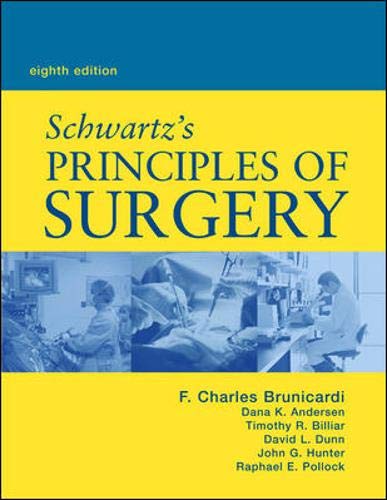 Schwartz's principles of surgery Cover