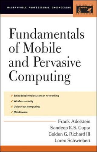 Fundamentals of Mobile and Pervasive Computing Cover