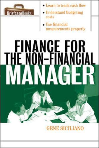 Finance for non-financial managers Cover