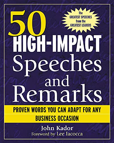 50 high-impact speeches and remarks Cover