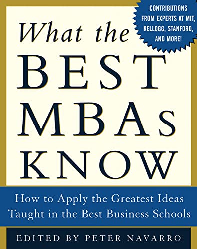 What the best MBAs know Cover