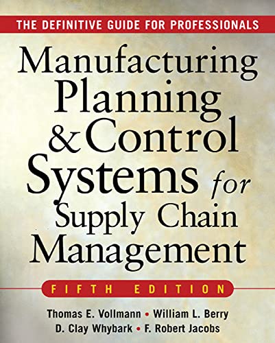 Manufacturing planning and control systems for supply chain management Cover