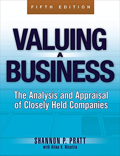 Valuing a business Cover