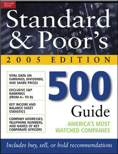 Standard & Poor's 500 Guide (Standard and Poor's 500 Guide) Cover