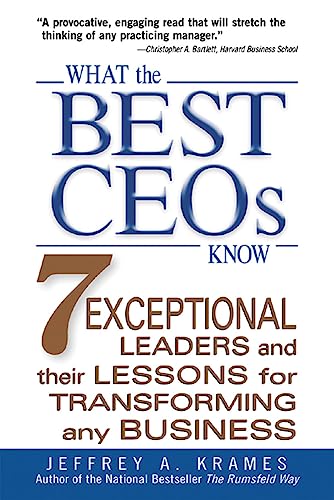 What the Best CEOs Know Cover
