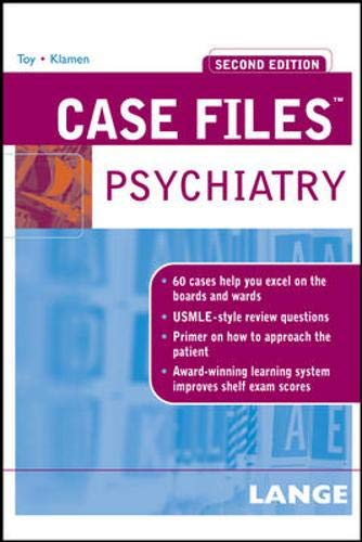 Case Files Psychiatry (Lange Case Files) Cover