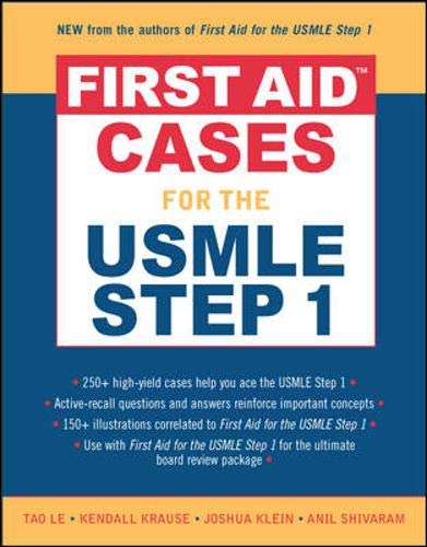 First Aid Cases for the USMLE Step 1 (First Aid) Cover