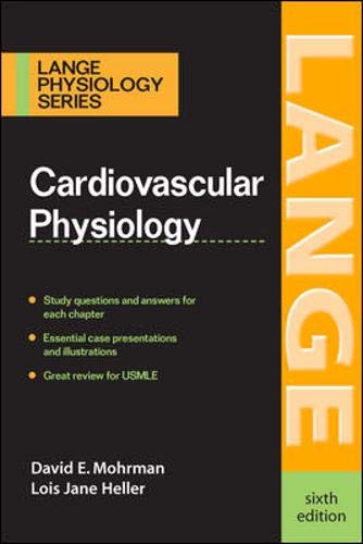 Cardiovascular Physiology (Lange Physiology Series) Cover