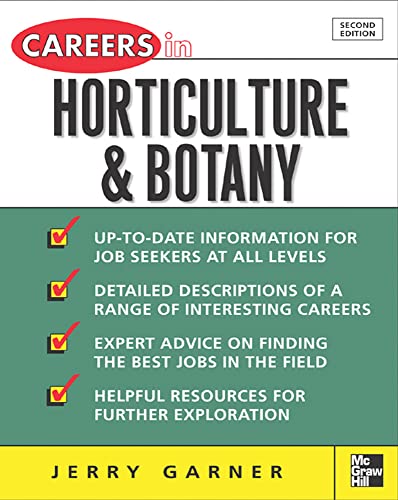 Careers in horticulture and botany Cover