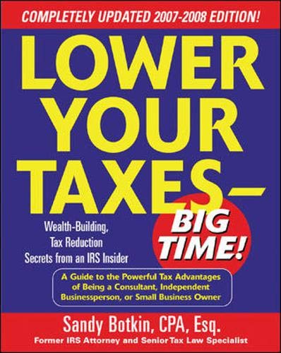 Lower your taxes-big time! Cover