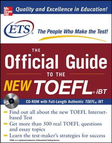 The Official Guide to the New TOEFL IBT with CD-ROM (Official Guide to the New Toefl Ibt) Cover