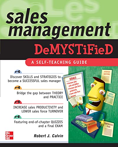 Sales Management Demystified Cover