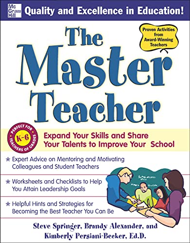 The master teacher Cover