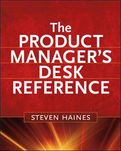 The product manager's desk reference Cover