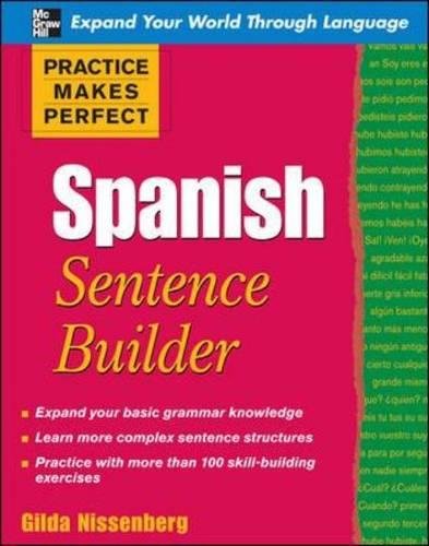 Spanish sentence builder Cover