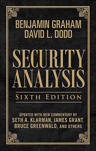 Security Analysis, Sixth Edition Cover