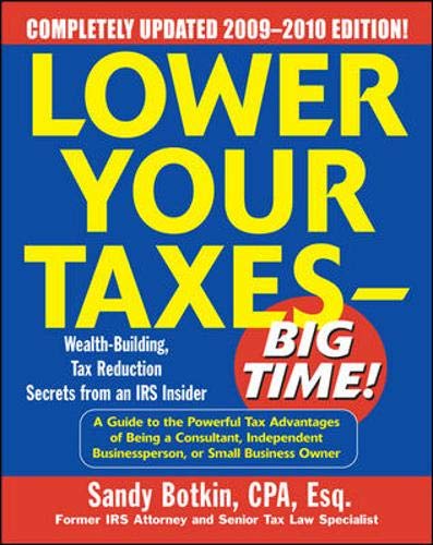 Lower your taxes-big time! Cover
