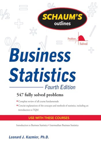 Schaum's outline of business statistics Cover