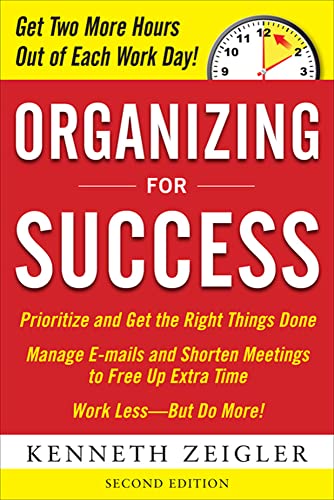 Organizing for success Cover