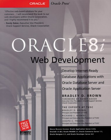 Oracle8i Web development Cover