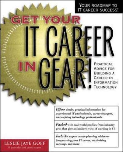 Get your IT career in gear! Cover