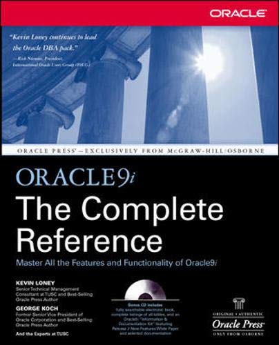 Oracle9i Cover