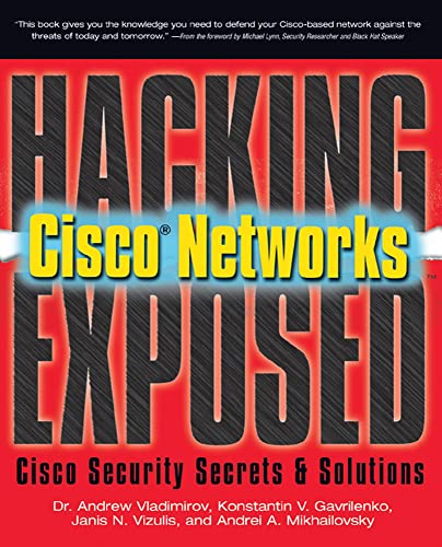 Hacking exposed Cisco networks Cover