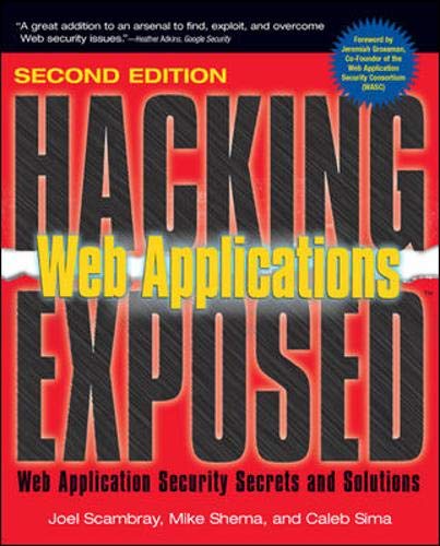 Hacking Exposed Web Applications, 2nd Ed. (Hacking Exposed) Cover